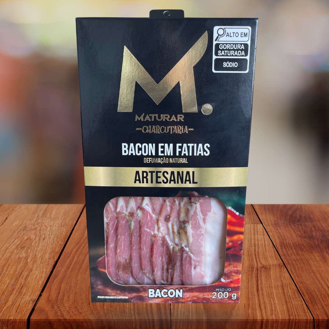 Bacon Defumado Fatiado - 200g - Maturar®